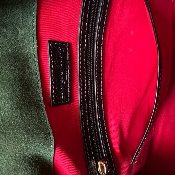 Dooney & Bourke Florentine Large Satchel in Black Leather - Picture 6 of 16